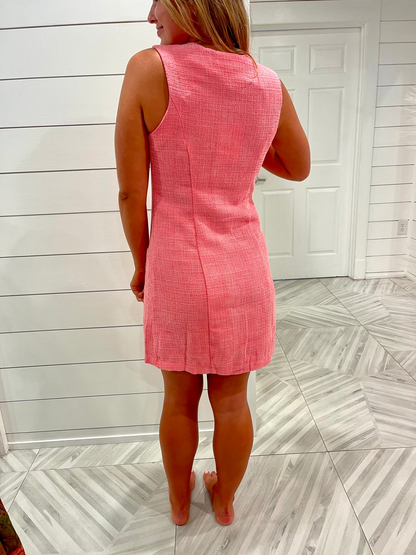 Pink Tweed Paris dress